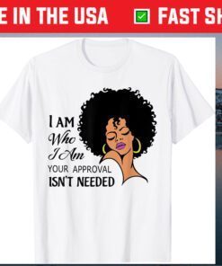 Black Queen Lady Natural Curly Afro African American Ladies Unisex T-shirt