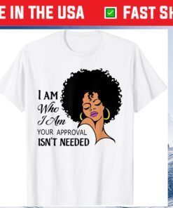 Black Queen Lady Natural Curly Afro African American Ladies Unisex T-shirt