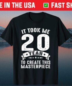 Born In 2001 20 Years Old 20th Birthday Classic T-Shirt