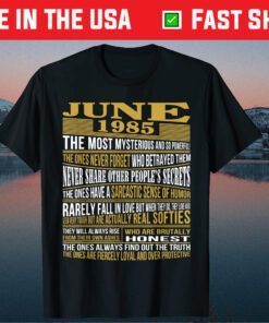 Born In June 1985 36 Years Old Birthday Classic T-Shirt