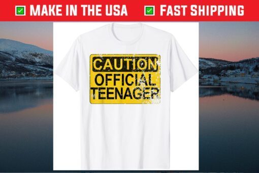 Caution Teen Warning 13th Birthday Classic T-Shirt