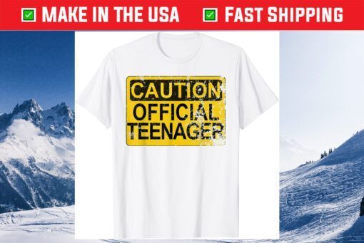 Caution Teen Warning 13th Birthday Classic T-Shirt