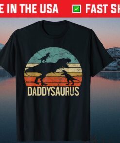 Daddy Dinosaur Daddysaurus Christmas Dad Classic T-Shirt