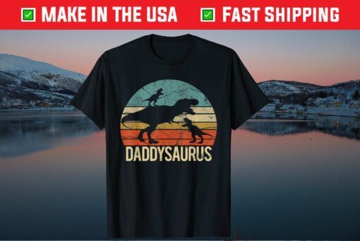 Daddy Dinosaur Daddysaurus Christmas Dad Classic T-Shirt