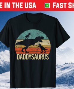 Daddy Dinosaur Daddysaurus Christmas Dad Classic T-Shirt