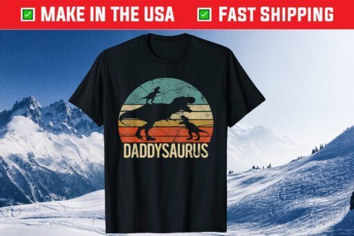 Daddy Dinosaur Daddysaurus Christmas Dad Classic T-Shirt