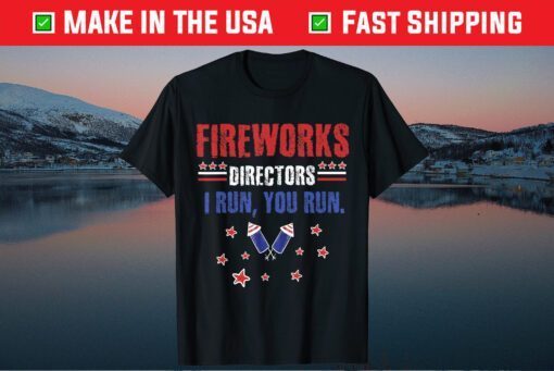 Fireworks Director Funny 4th July American Flag Classic T-Shirt