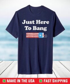 Fourth of July 4th of July I'm Just Here To Bang T-Shirt