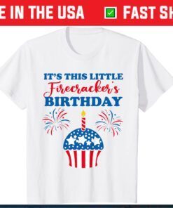 Fourth of July Birthday Cupcake Matching Family Patriotic Classic T-Shirt