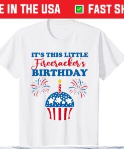 Fourth of July Birthday Cupcake Matching Family Patriotic Classic T-Shirt