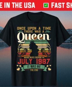 Girl's 32nd Birthday July 1987 Queen Classic T-Shirt