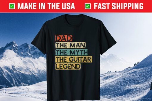 Guitar Dad Legend Guitarist Father's Day Guitar Player Gift T-Shirt