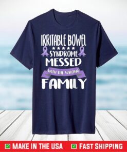 IBS Related Periwinkle Ri Irritable Bowel Syndrome T-Shirt