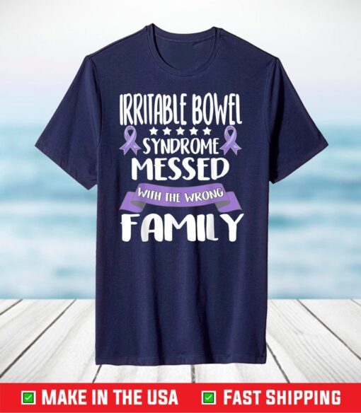 IBS Related Periwinkle Ri Irritable Bowel Syndrome T-Shirt