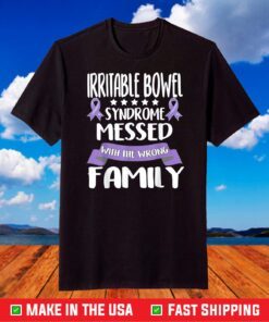 IBS Related Periwinkle Ri Irritable Bowel Syndrome T-Shirt