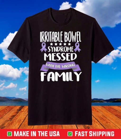 IBS Related Periwinkle Ri Irritable Bowel Syndrome T-Shirt