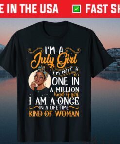 I'm A July Girl Black Women Cancer Classic T-Shirt