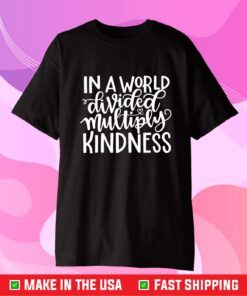 In A World Divided Multiply Kindness Us 2021 T-Shirt