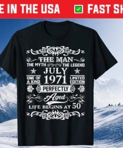 July 1971 50th Birthday 50 Year Old Classic T-Shirt