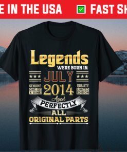 July 2014 7 Year Old 7 Birthday Legends Were Born July Classic T-Shirt