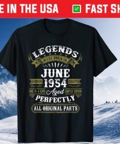 June 1954 67th Birthday Gift 67 Years Old Classic T-shirt