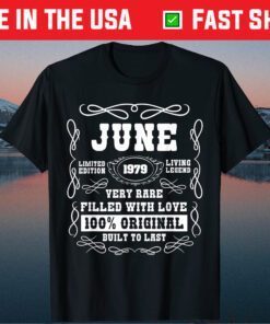 June 1979 Very Rare Limited Edition 42nd Birthday Classic T-shirt