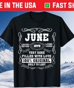 June 1979 Very Rare Limited Edition 42nd Birthday Classic T-shirt