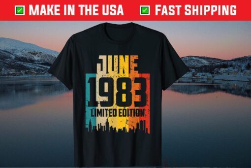 June 1983 Limited Edition Retro Vintage Classic T-Shirt