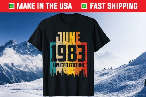 June 1983 Limited Edition Retro Vintage Classic T-Shirt