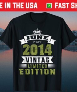 June 2014 Vintage Limited Edition 7 Years Old T-Shirt