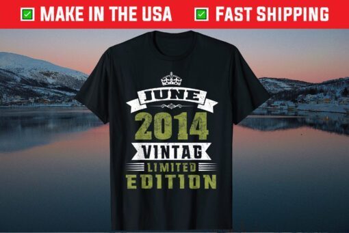 June 2014 Vintage Limited Edition 7 Years Old T-Shirt