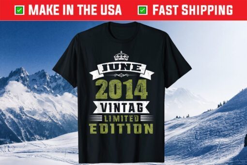 June 2014 Vintage Limited Edition 7 Years Old T-Shirt