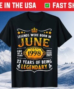 June 23th Birthday June 1998 23 Years Old Classic T-Shirt