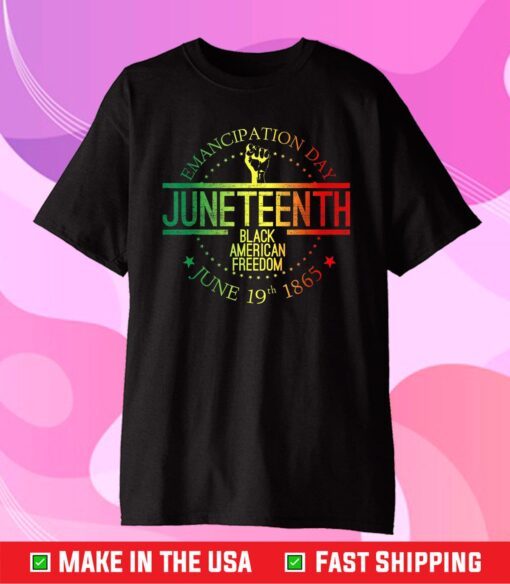 Junieteenth African American Freedom Black History 19 Classic T-Shirt