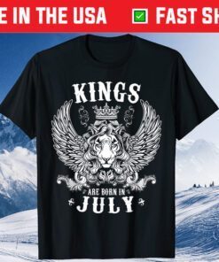 Kings Are Born In July Unisex T-Shirt