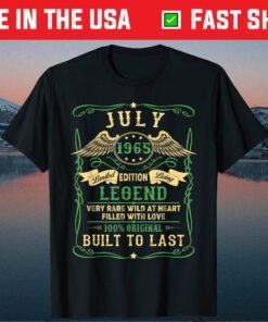 Legend Born In JULY 1965 55th Birthday Classic T-Shirt
