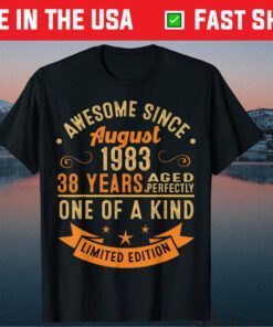 Legends Born In August 38 Years Old Classic T-Shirt