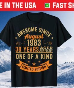 Legends Born In August 38 Years Old Classic T-Shirt