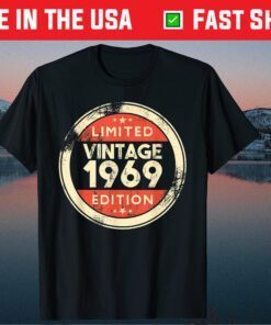Limited Vintage 1969 Edition 52 Years Old Classic T-Shirt