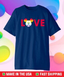 Mickey Mouse Face Pride Love Classic T-Shirt