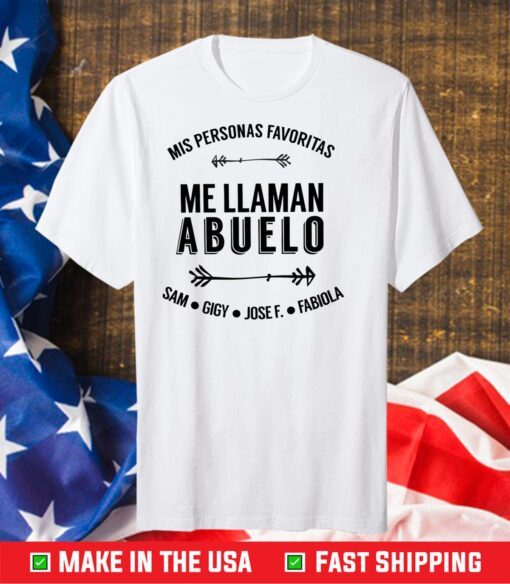 Mis Personas Favoritas Me Llaman Abuelo Classic T-Shirt