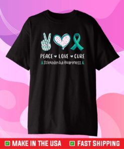 Peace Love Cure Scleroderma Awareness Classic T-Shirt