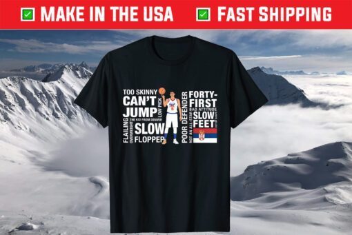 Peep Nikola Jokic's MVP T-Shirt