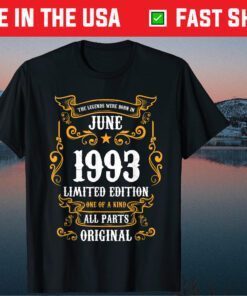 The Legends Were Born In June 1993 28th Birthday Classic T-Shirt