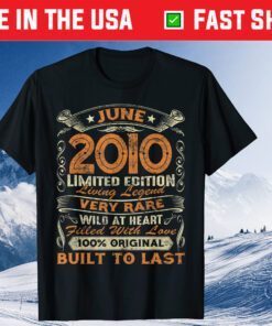 Vintage 11 Years Old June 2010 Limited Edition 11th Birthday Classic T-Shirt