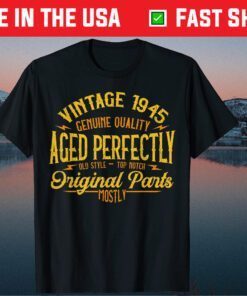 Vintage 1945 75th Birthday 75 Years Old Classic T-Shirt