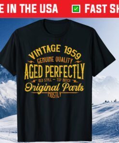 Vintage 1959 61st Birthday Shirt 61 Years Old Classic T-Shirt
