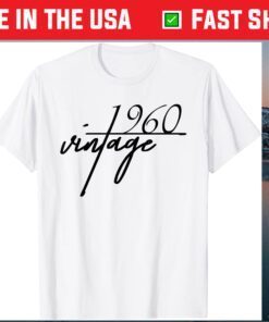Vintage 1960 60th Birthday Classic T-Shirt