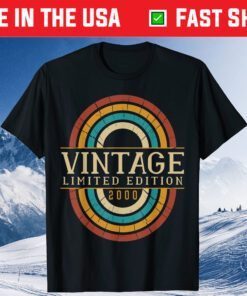 Vintage 2000 Limited Edition 21st Birthday Classic T-Shirt