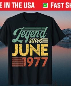 Vintage Birthday Since June 1977 Classic T-Shirt